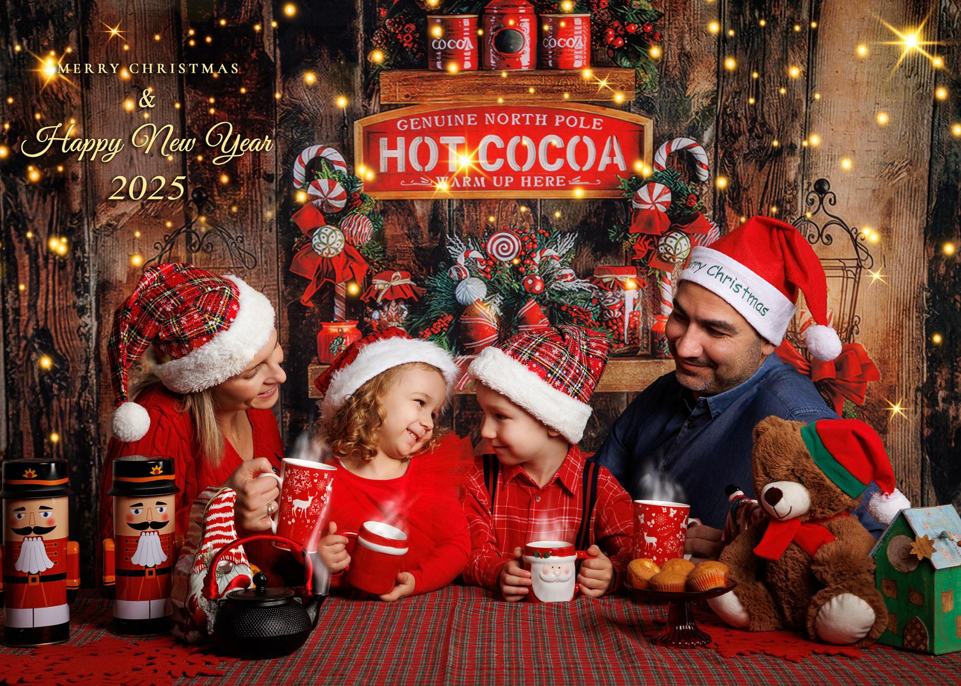 xristougenniatiki oikogeneiaki fotografisi